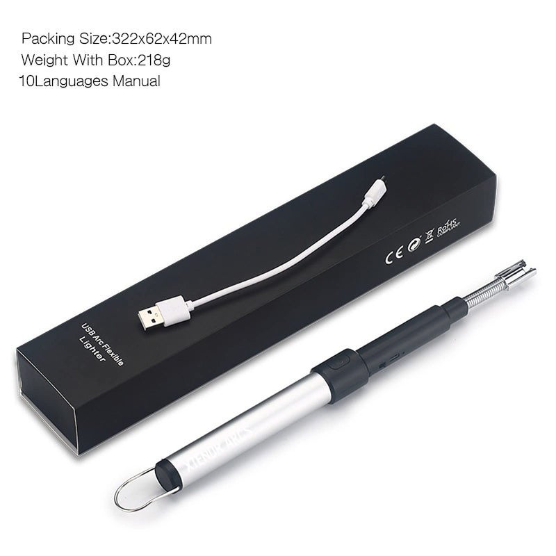 XTENDR ARCS V2 Extendable 2.5 Feet Arc Extra Long Flameless Fireplace Stove Electric Candle Lighter, Long Neck Lighter for Pilot Light, Grilling, Firepit, Kitchen, BBQ (Pink) - Image 4