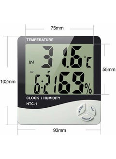 ASTOUND ASTOUND KGFIX HTC1 Humidity Time Display Meter with Alarm Clock  - Image 5