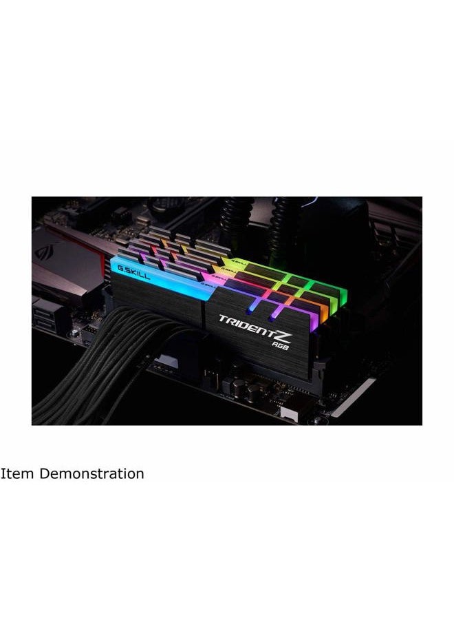 G.Skill - Trident Z RGB Series (XMP) DDR4 RAM 128GB (4x32GB) 3600MT/s CL18-22-22-42 1.35V Intel AMD Desktop Computer Memory UDIMM (F4-3600C18Q-128GTZR) - Image 1