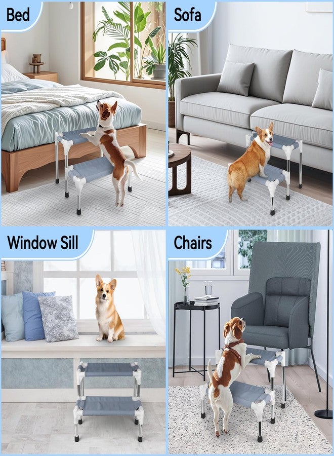 Makerfire Dog Stairs for Small Dogs (2-Step), Dog Steps for Bed/Couch, Pet Stairs for Dogs to Get on Bed - Image 4