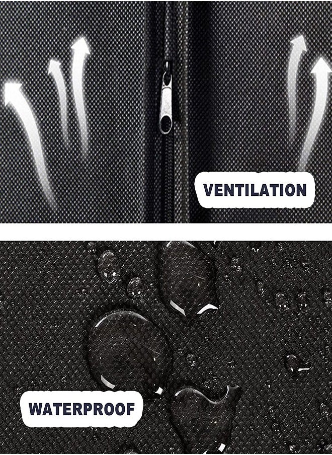 0TO1 TECH - Suit Bag Waterproof Clothing Travel Bag Strap Handle Suitable for Clothing Coat Jacket Shirt (Black) - Image 1