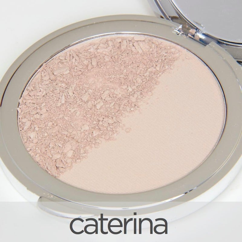 La Bella Donna Compressed Mineral Foundation - Face Powder for Natural Glowing Skin with Long Lasting Full Coverage in Caterina - Image 2