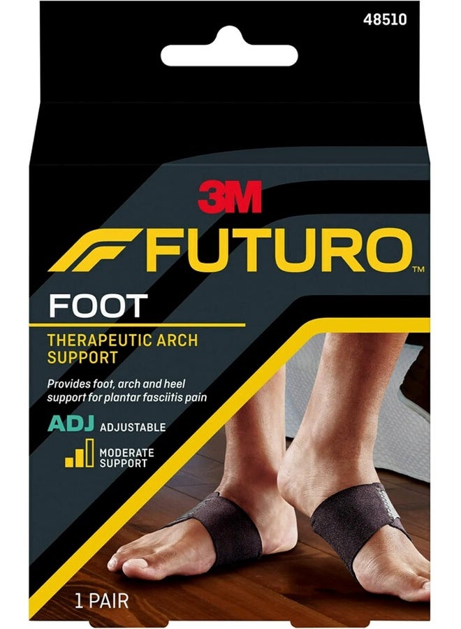 Futuro Therapeutic Arch Support, 1 unit/pack | Adjustable size | 48510EN | Provides foot | Arch and heel support for plantar fasciitis pain - Image 1