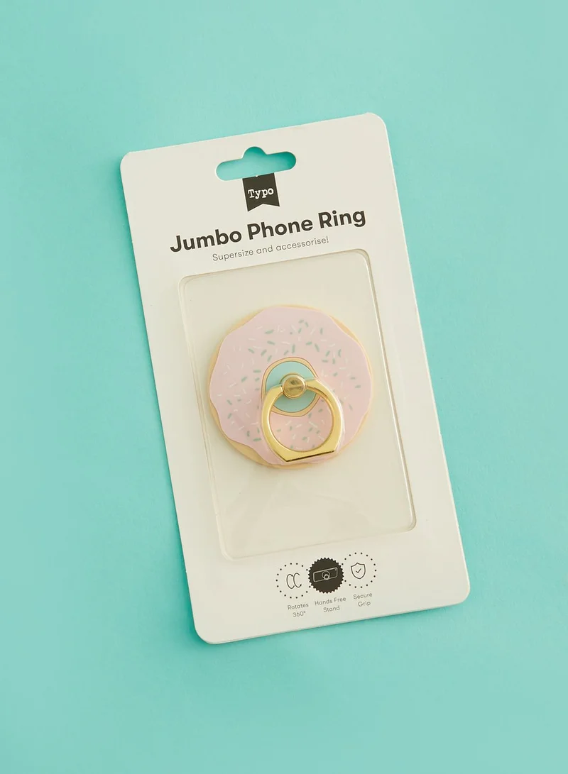 Typo Donut Phone Ring Holder