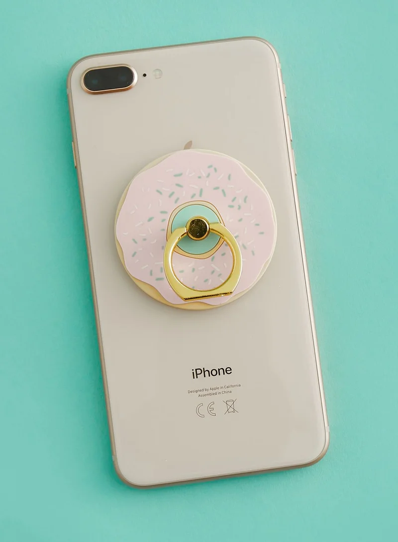 Typo Donut Phone Ring Holder