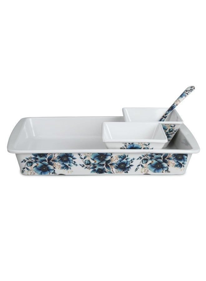 Bataniya Triple Coated 9-Piece Serving Set, a Blend of Elegance and Resilience in Melamin Craftsmanship - Image 5