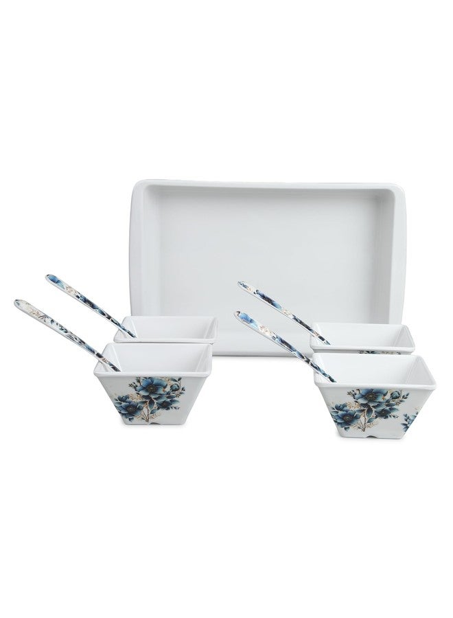Bataniya Triple Coated 9-Piece Serving Set, a Blend of Elegance and Resilience in Melamin Craftsmanship - Image 1