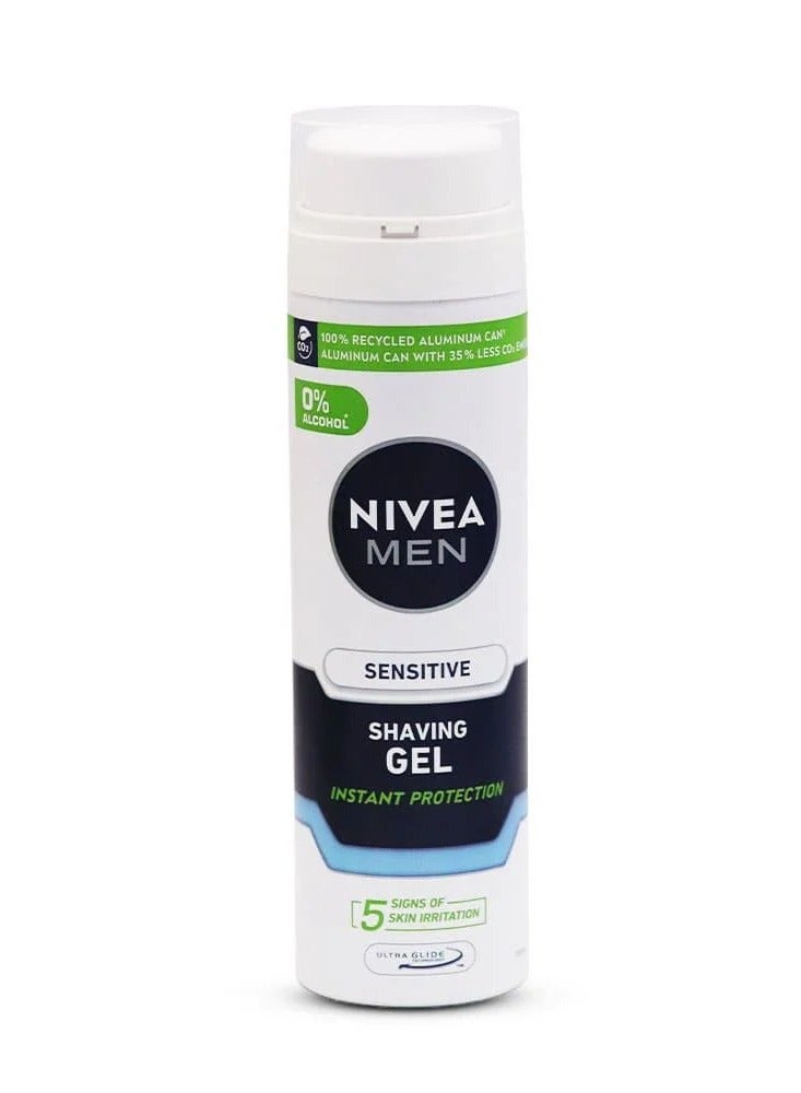 Nivea Men Sensitive Shaving Gel - 200ml - Image 1