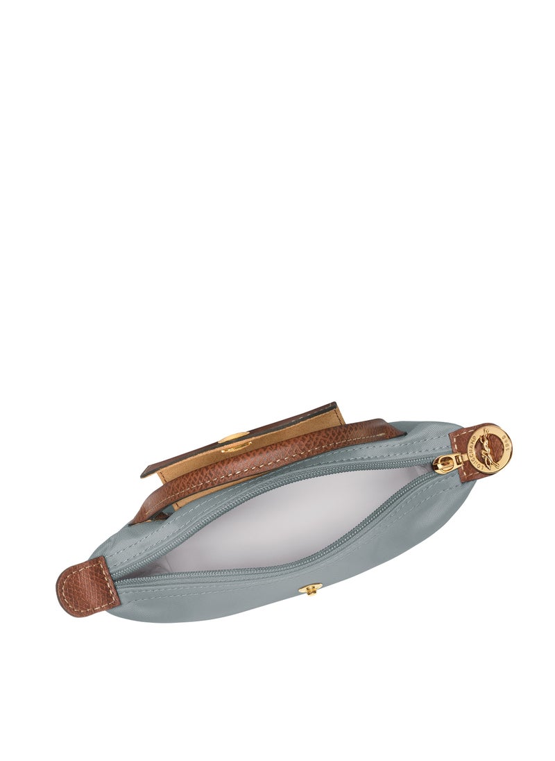 Longchamp - Longchamp Women's Mini Cosmetic Bag, Tote Bag, Sage Green Classic Shoulder Bag - Image 1