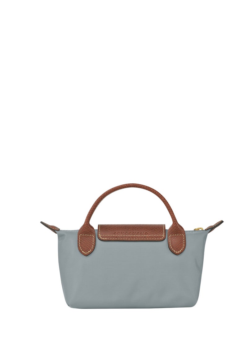 Longchamp - Longchamp Women's Mini Cosmetic Bag, Tote Bag, Sage Green Classic Shoulder Bag - Image 1
