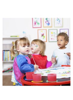 Y&D Kids Childrens Apron Art Smocks Waterproof Apron, Long Sleeve Children Painting Aprons with 3 Pockets for Painting, Pottery School, Baking, Craft Lab Activity  - Image 3