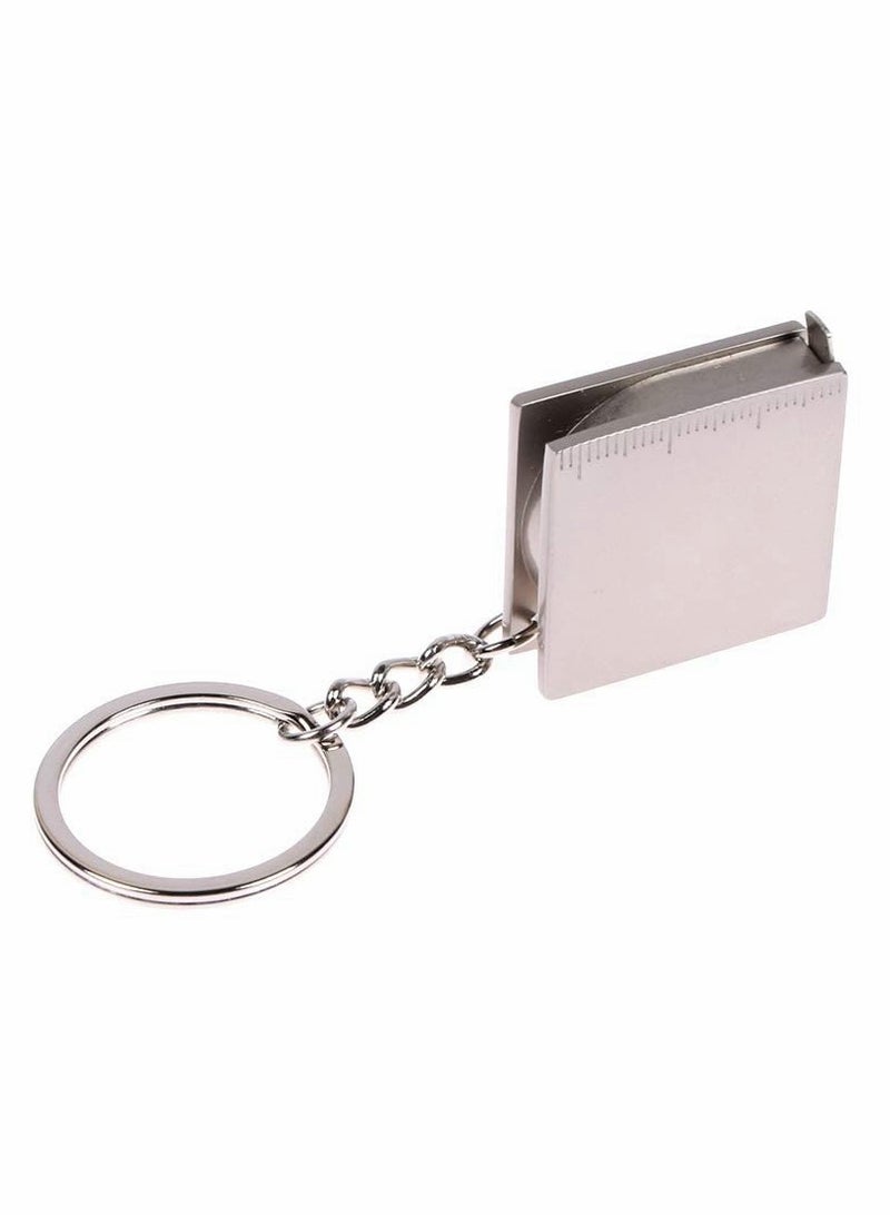 Excefore Retractable Tape Measure Keychain, Body Measuring Tape Key Ring, Compact Tape Measure for Purse, Pockets or Keys, Carrying Around Easily, 70cm - Image 3