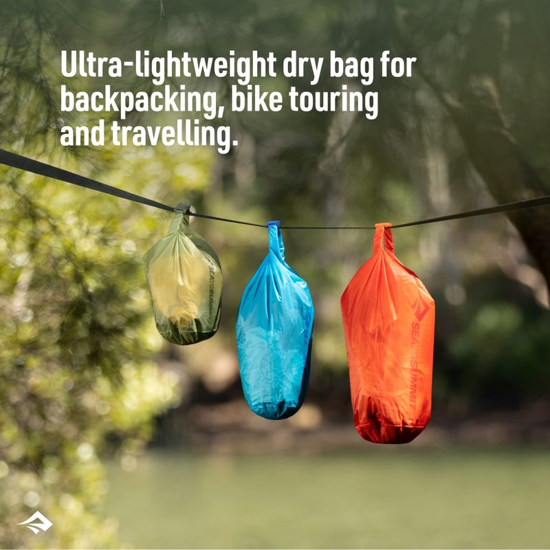 Sea to Summit Ultra-Sil Dry Bag, Ultralight Waterproof Dry Storage, 13 Liter, HighRise Grey - Image 2