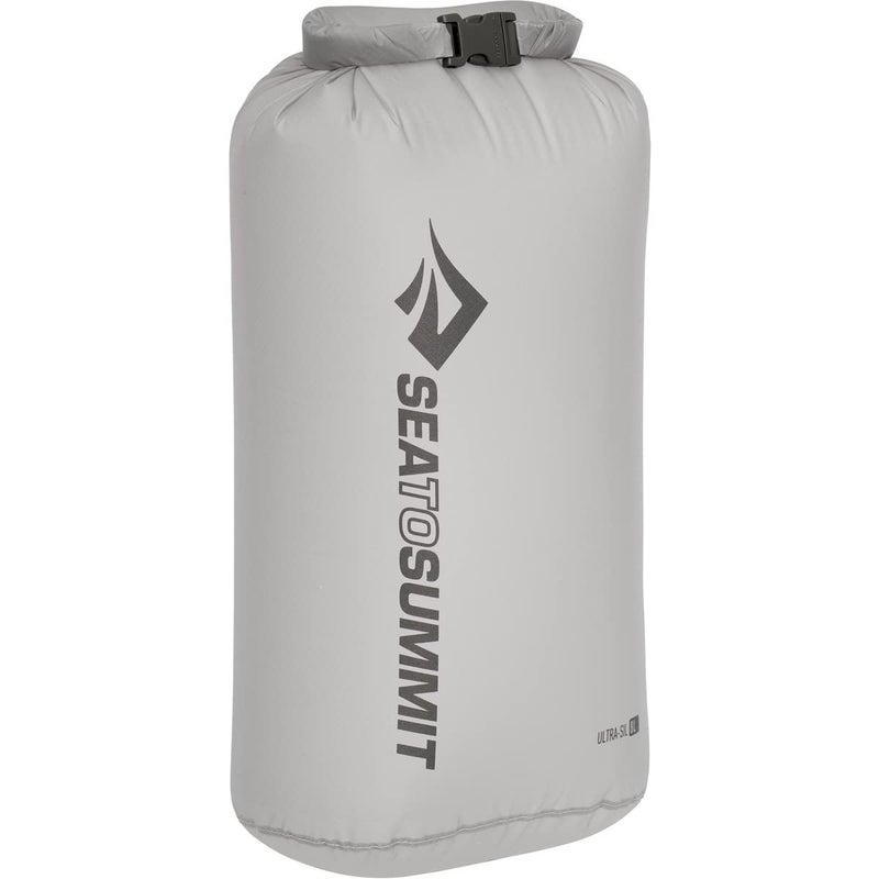 Sea to Summit Ultra-Sil Dry Bag, Ultralight Waterproof Dry Storage, 13 Liter, HighRise Grey - Image 4