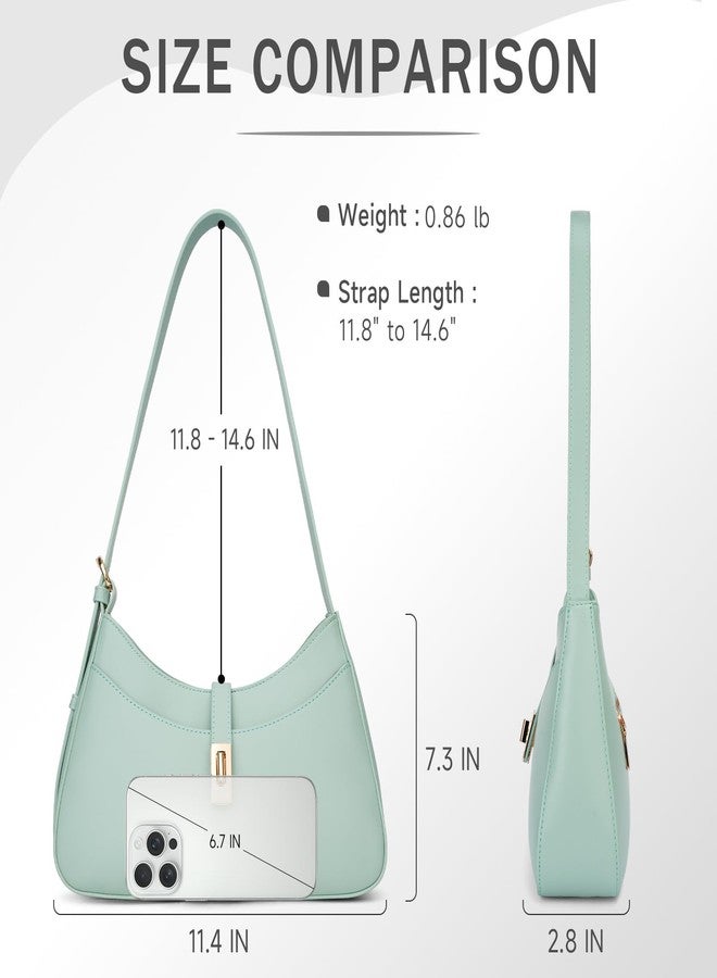 APHISON Shoulder Bag for Women Trendy, Vegan Leather Hobo Purses and Handbags with Adjustable Strap - Image 5