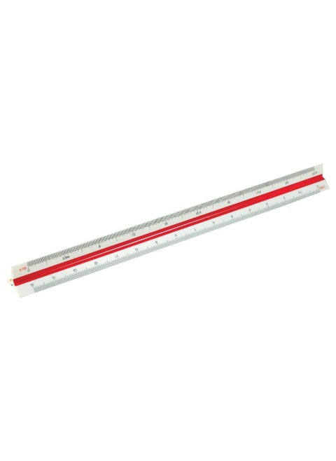 FIS Plastic Triangular Scale Ruler 30cm