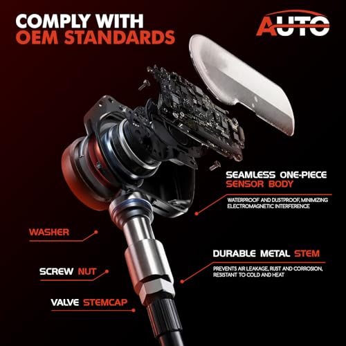 AUTO OCCASION 4Pack 315/433MHZ Universal Programmed TPMS Sensor Tire Pressure Monitoring Sensors Compatible with All BMW Model - Image 3