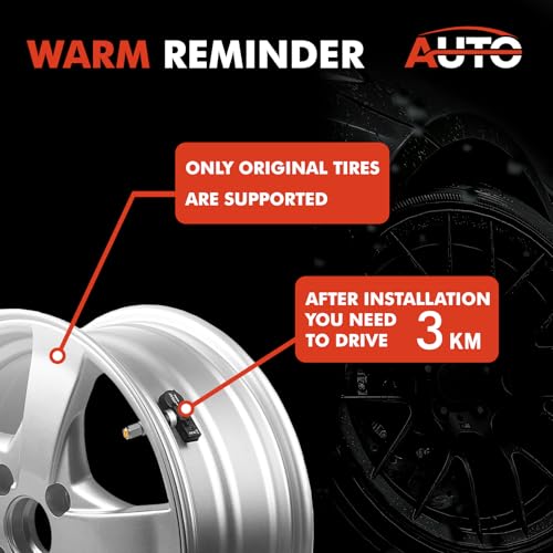 AUTO OCCASION 4Pack 315/433MHZ Universal Programmed TPMS Sensor Tire Pressure Monitoring Sensors Compatible with All BMW Model - Image 4