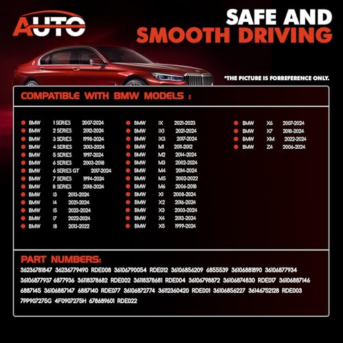 AUTO OCCASION 4Pack 315/433MHZ Universal Programmed TPMS Sensor Tire Pressure Monitoring Sensors Compatible with All BMW Model - Image 2