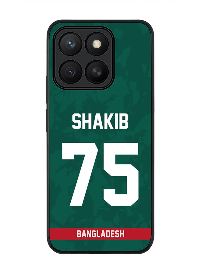 Stylizedd For Honor X8c Case,Slim fit Camera Protection, Shockproof Thin Phone cover  - Bangladesh Shakib Al Hasan, Jersey No 75
