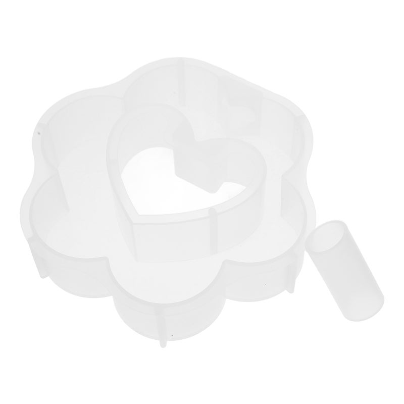 📦 قالب مزهرية على شكل قلب من السيليكون للمشاريع الحرفية قابلة لإعادة الاستخدام ومتينة - Image 4