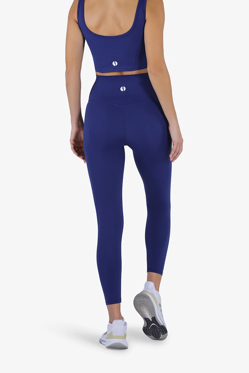 YesEco YesEco Women’s Blue Sports Bra – U-Back High-Support Padded Activewear for Yoga, Gym & Fitness | Eco-Friendly Fabric: 75% Recycled Nylon, 25% Spandex | Sustainable | Bra Only