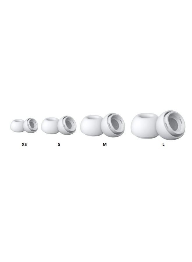 AirpodsPro Ear Cap Huaqiang North Series In-Ear Bluetooth Headset Replacement Earplugs Silicone Ear Cap-Color:White-Applicable Models:6 Cardboard - Image 2
