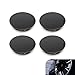 Hugwits 4 PCS Wheel Center Caps Snapin Wheel Rim Hub Caps OD 60MM236In ID 56MM22In Modified Car Rim Cover Replacements Universal Vehicle Center Cap Accessories Black - Image 2