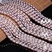 LE SKY Pearl Beads Natural Oval Freshwater Cultured Purple Pearl Loose Beads Quality Level A for Jewelry Making Charms Necklace as Gift 56 mm 142 inches 2 Strands - Image 3