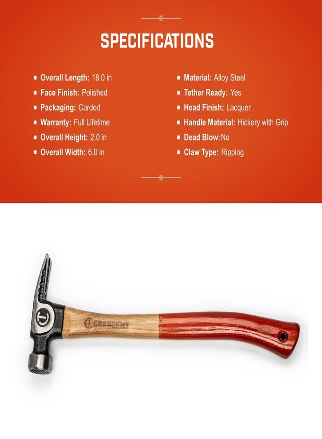 كريسنت CRESCENT - إطار خشبي مطروق على شكل هلال، وزن 22 أونصة (CHFRAM22) - Image 5