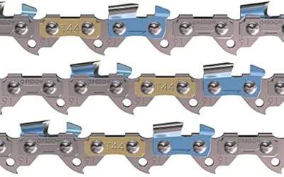 Oregon Chainsaw Chains, 3-Pack 3/8" Low Profile Pitch, .050" (1.3 mm) Gauge VXL Semi Chisel Replacement Chainsaw Chain - Image 1