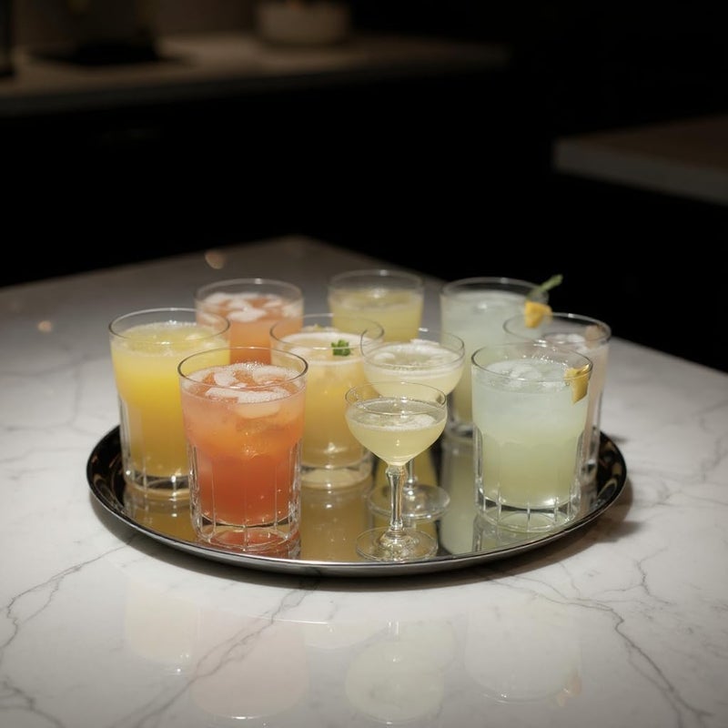 B&D صينية تقديم بيضاوية من الحديد مطلية بالكروم من B&D - Image 5