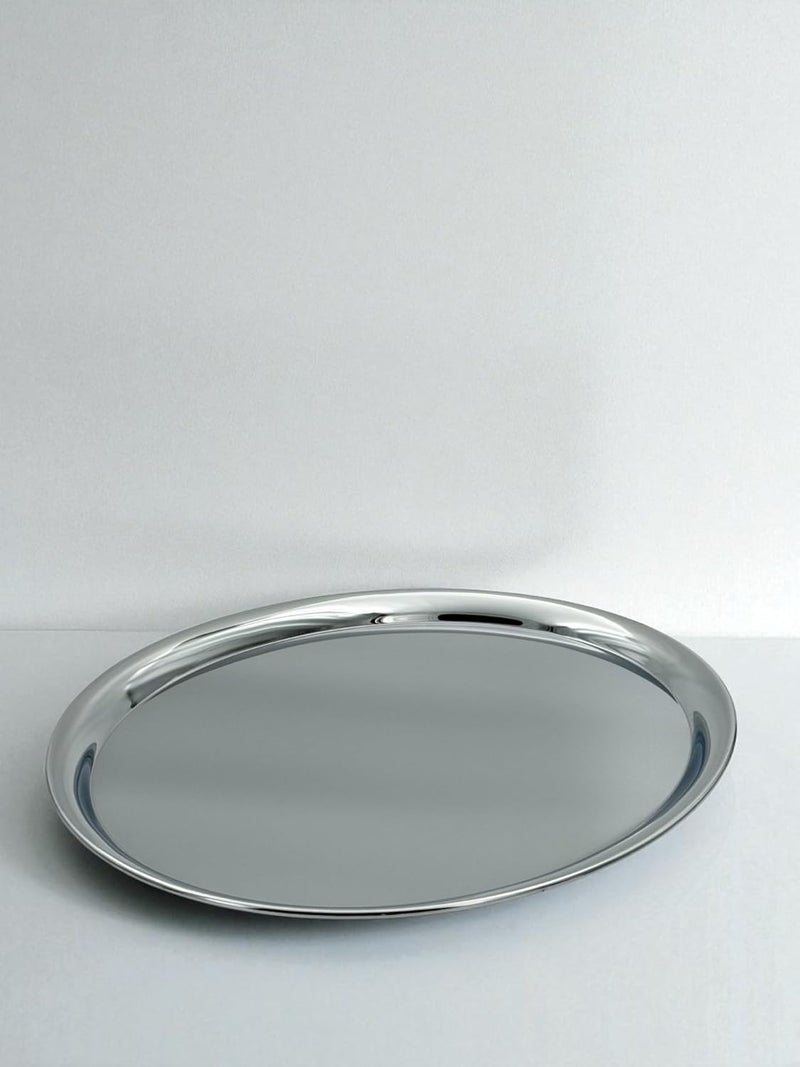 B&D صينية تقديم بيضاوية من الحديد مطلية بالكروم من B&D - Image 2