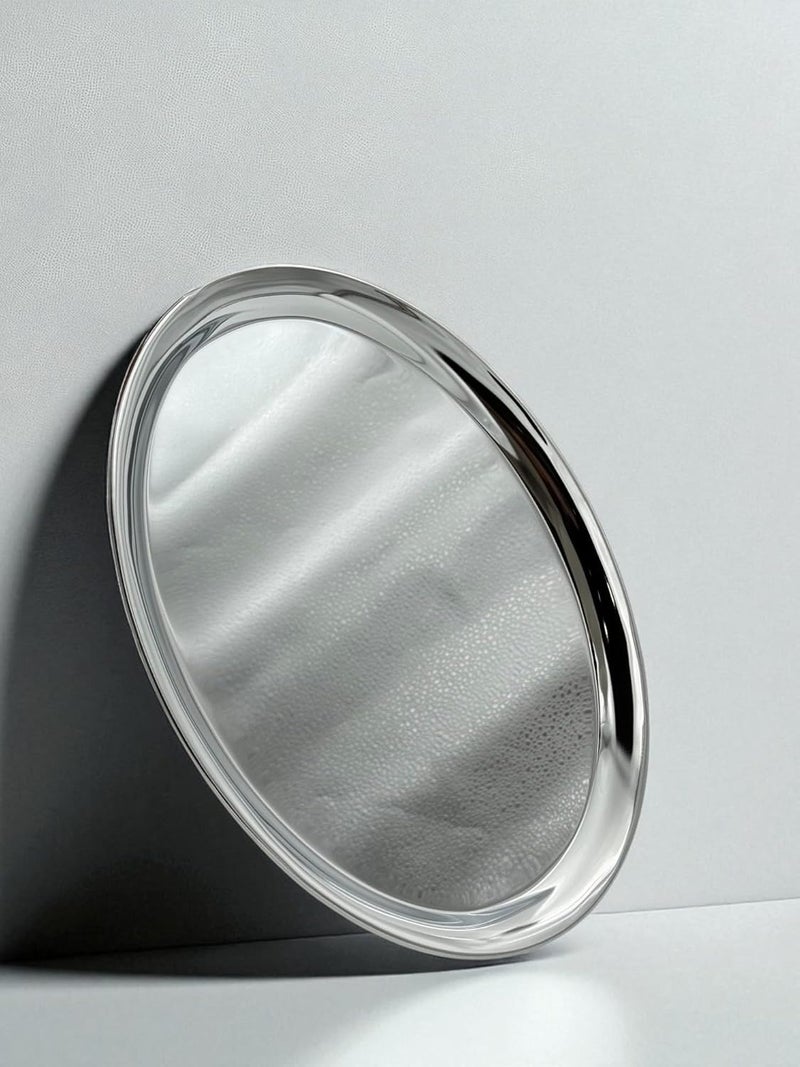 B&D صينية تقديم بيضاوية من الحديد مطلية بالكروم من B&D - Image 1