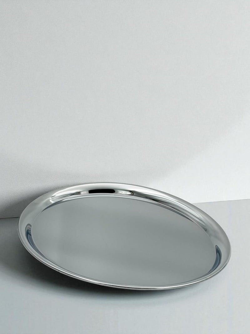 B&D صينية تقديم بيضاوية من الحديد مطلية بالكروم من B&D - Image 4