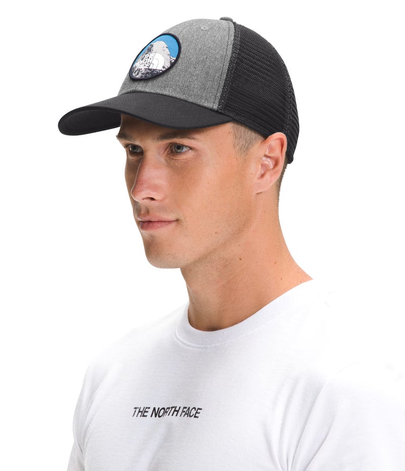 THE NORTH FACE Mudder Trucker Cap, Medium Grey Heather/Graphic Patch, One Size - Image 3