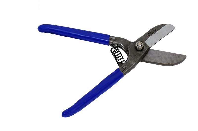 Jon Bhandari Tools 8 Inch Metal/Tin Cutter with Spring – Drop Forged Steel, Precision Sharp Edges, Rubber Grip – Heavy Duty Sheet Cutter for Cutting Stainless Steel, Aluminium, Copper, Brass & Iron - Image 1
