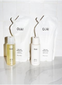 OUAI Fine Hair Shampoo 946ml - Volumizing & Strengthening Hair Care - pzsku/ZB17592286D41BAD80DFAZ/45/_/1732515190/a3036d55-98e0-40b7-a9ba-a442bd163ebe