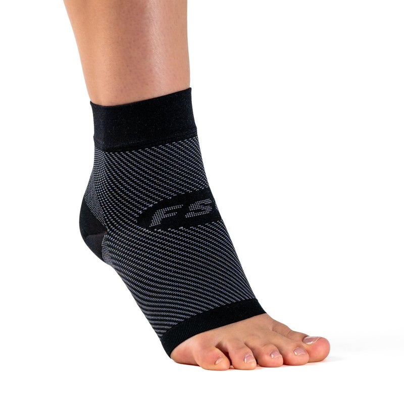 FS6 Plantar Fasciitis Foot Sleeve Compression Sock for Heel Arch Support Pain Relief Injury Recovery MoistureWicking Fabric Medical Grade Compression for Men Women