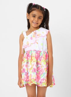 Nautinati Nautinati Girls' Printed Sleeveless Dress  - Image 1