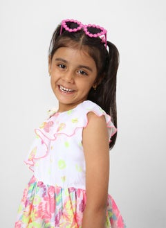Nautinati Nautinati Girls' Printed Sleeveless Dress  - Image 5