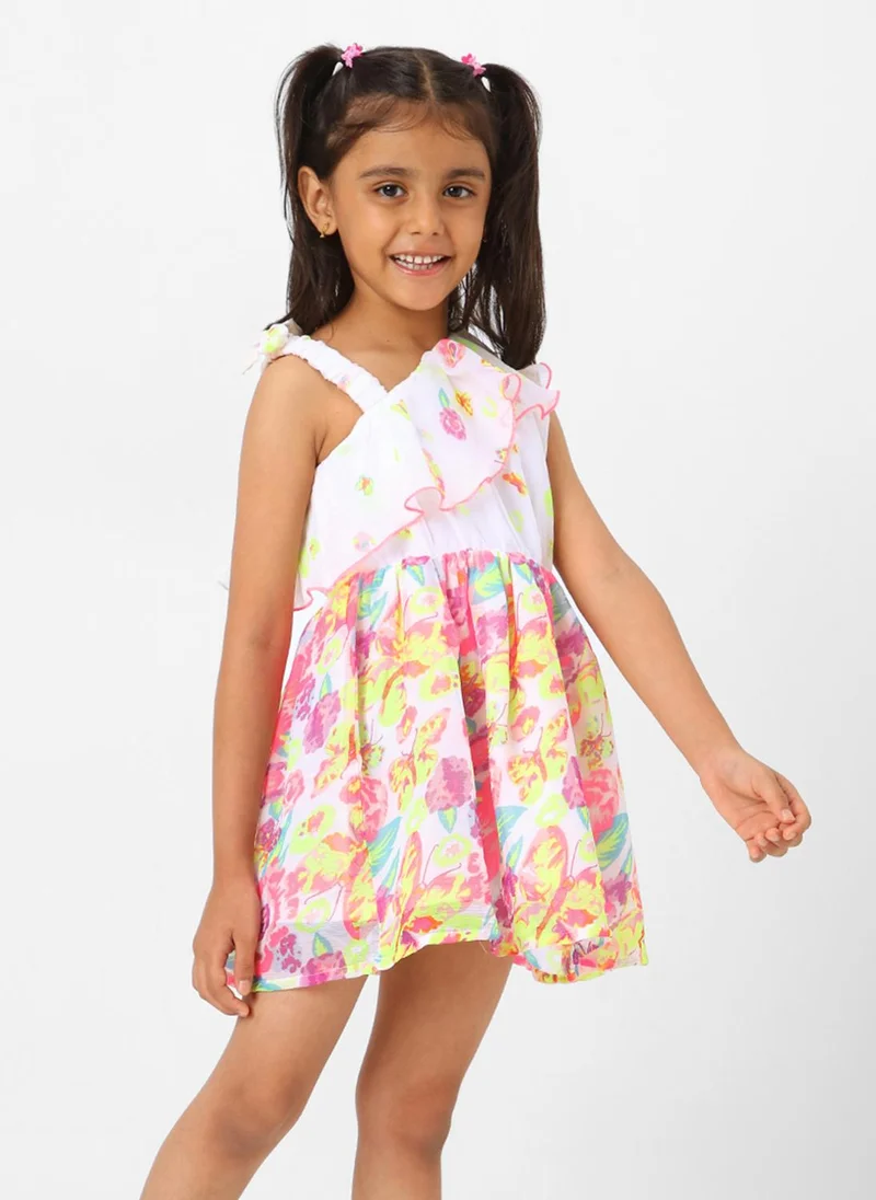 نوتيناتي Floral Ruffle Dress