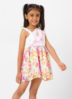 Nautinati Nautinati Girls' Printed Sleeveless Dress  - Image 4