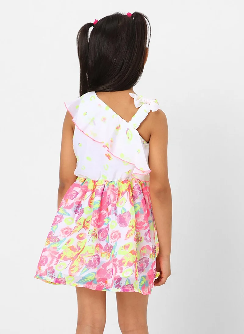نوتيناتي Floral Ruffle Dress