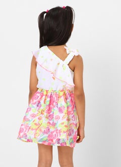 Nautinati Nautinati Girls' Printed Sleeveless Dress  - Image 3