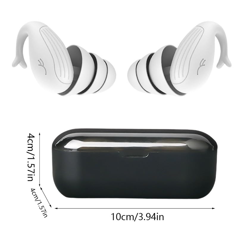 squishy 2pcs Ear Plugs, for Sleeping, Earplugs for Noise Cancelling, Noise Reduction Ear Plugs for Motorcycle Riding, Travel, Office, Study, Swimming, Soft and Comfortable - Image 2