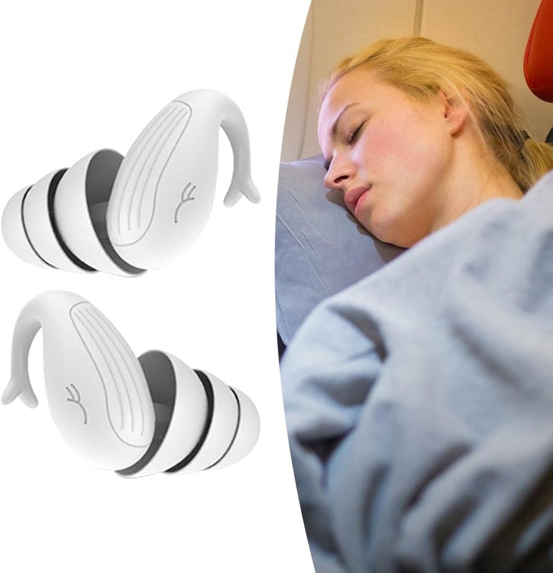 squishy 2pcs Ear Plugs, for Sleeping, Earplugs for Noise Cancelling, Noise Reduction Ear Plugs for Motorcycle Riding, Travel, Office, Study, Swimming, Soft and Comfortable - Image 5