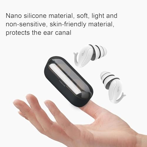 squishy 2pcs Ear Plugs, for Sleeping, Earplugs for Noise Cancelling, Noise Reduction Ear Plugs for Motorcycle Riding, Travel, Office, Study, Swimming, Soft and Comfortable - Image 3