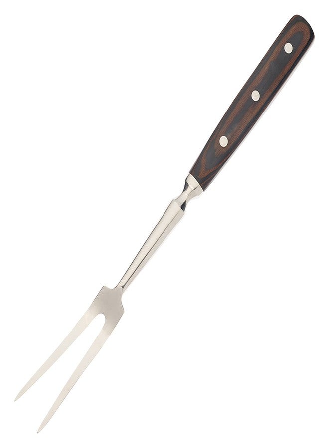 Mercer Culinary Praxis Forged Fork with Wood Handle, 12-1/4 Inch, Wood - Image 1
