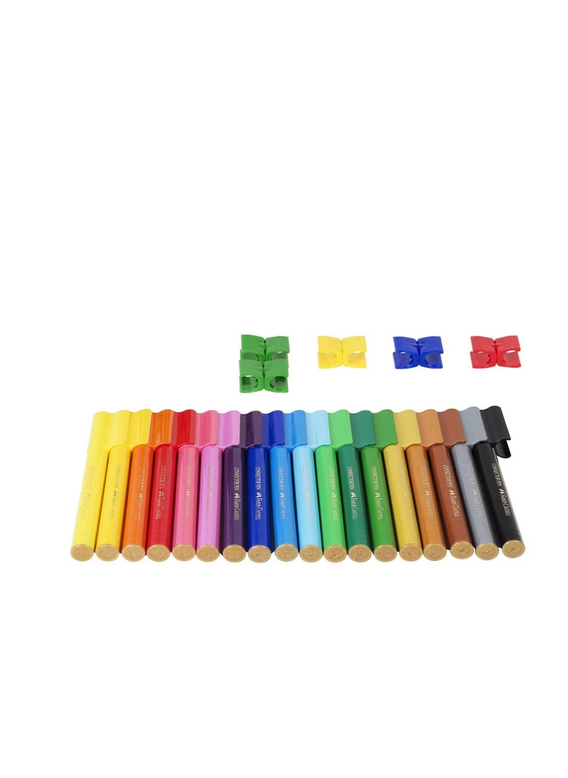 FABER-CASTELL Faber Castell Connector Felt Pen 30 Color In A Case, CONNECTOR COLOUR, 155077  - Image 2